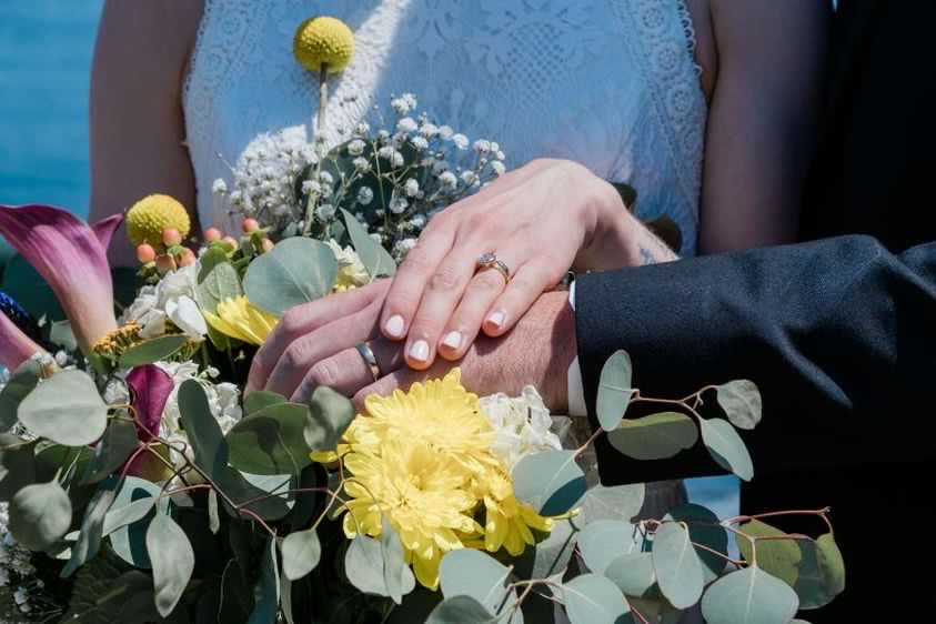 Eliza and Mike’s wedding band