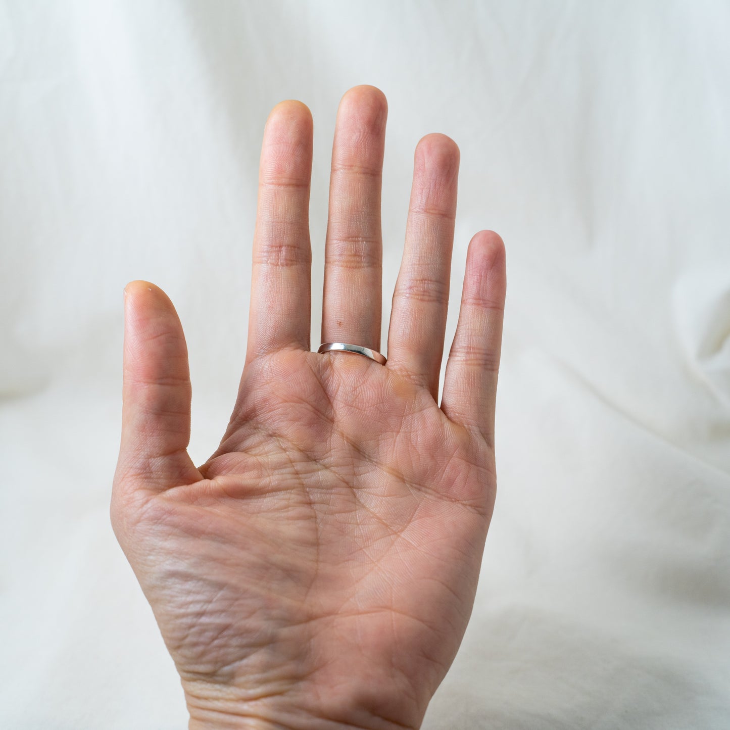 Pink Tourmaline and peridot silver ring
