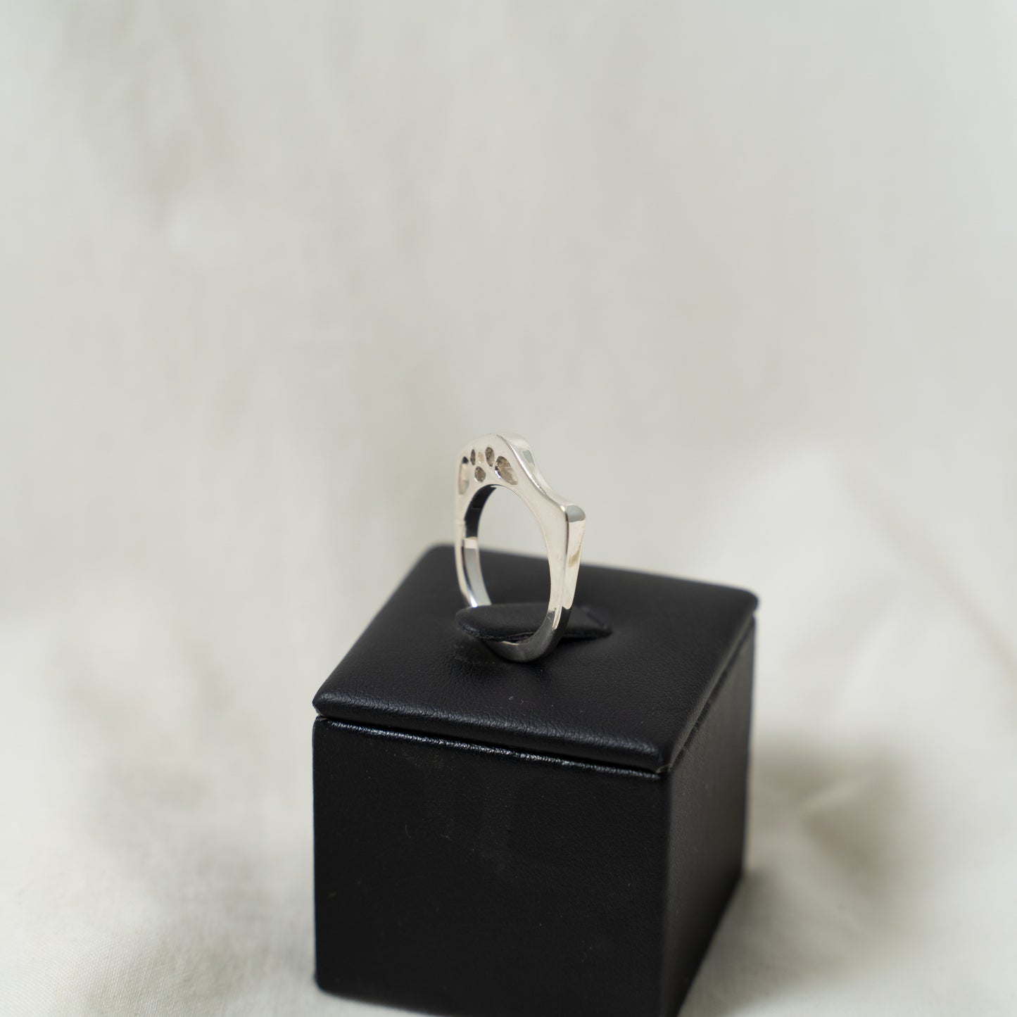 The holey silver signet ring