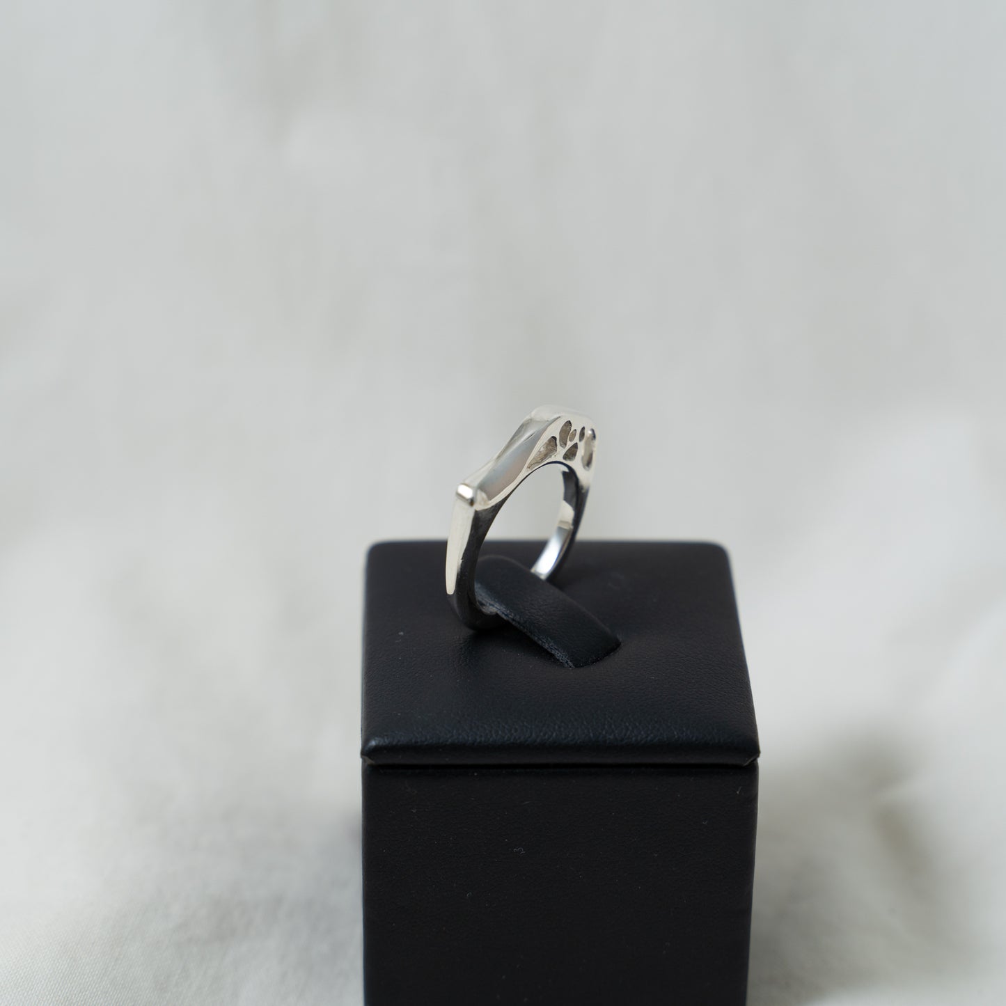 The holey silver signet ring