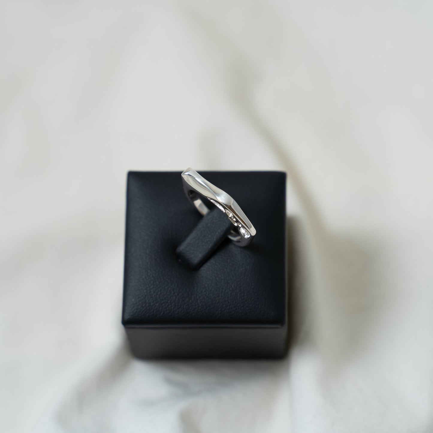 The holey silver signet ring