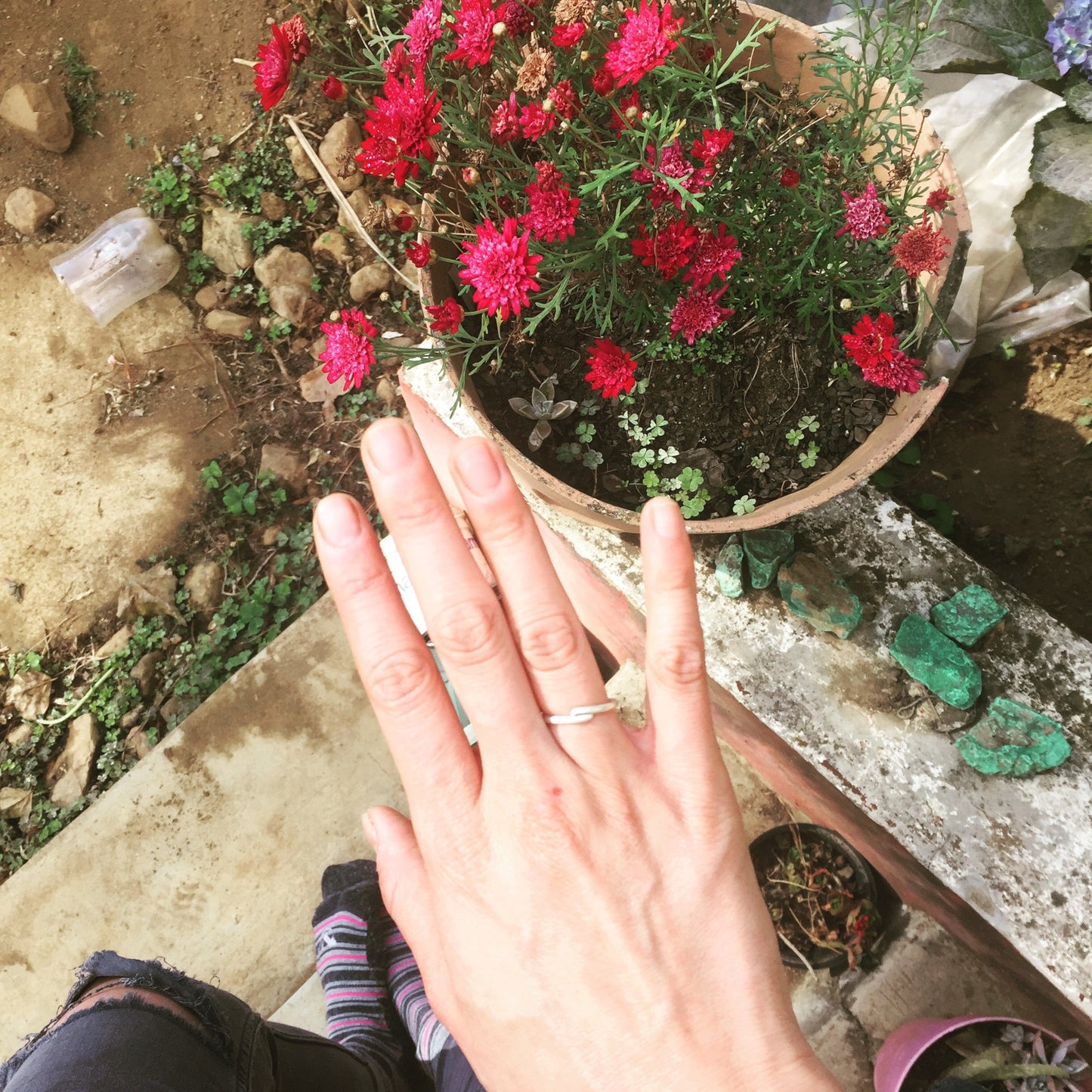 Handcrafted Silver Imperfect Ring