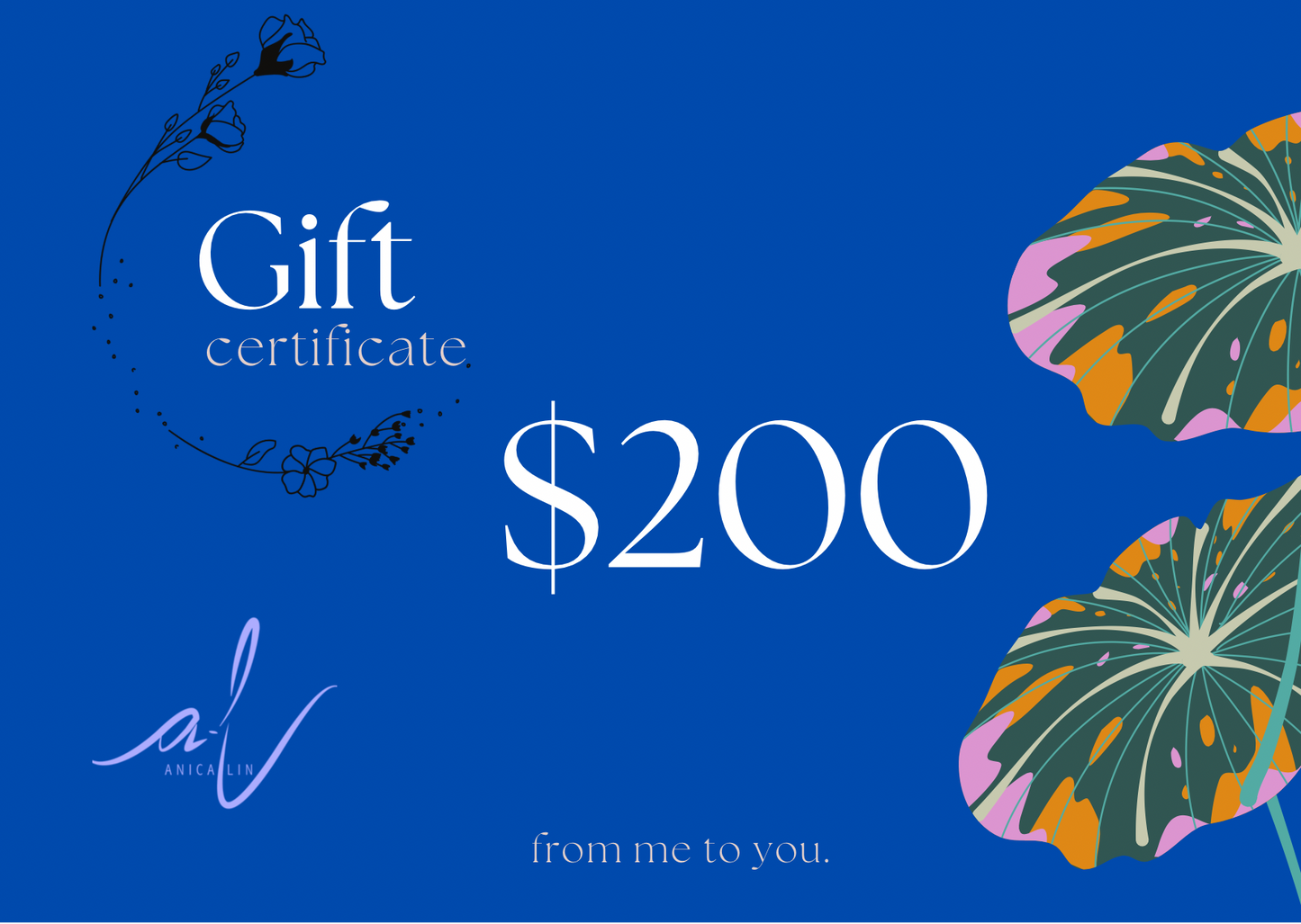 Anica Lin Jewelry Gift Card