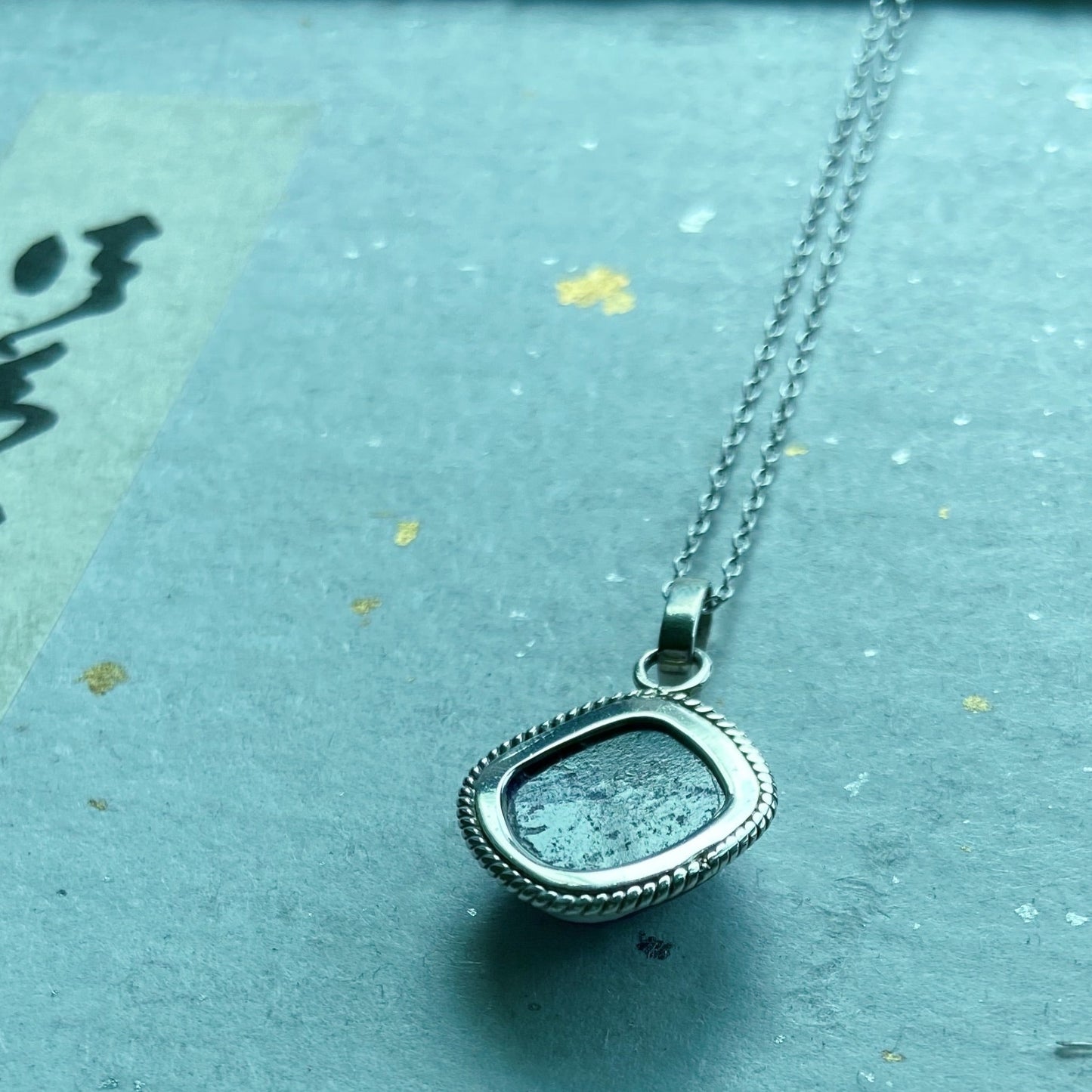 Sugilite silver necklace