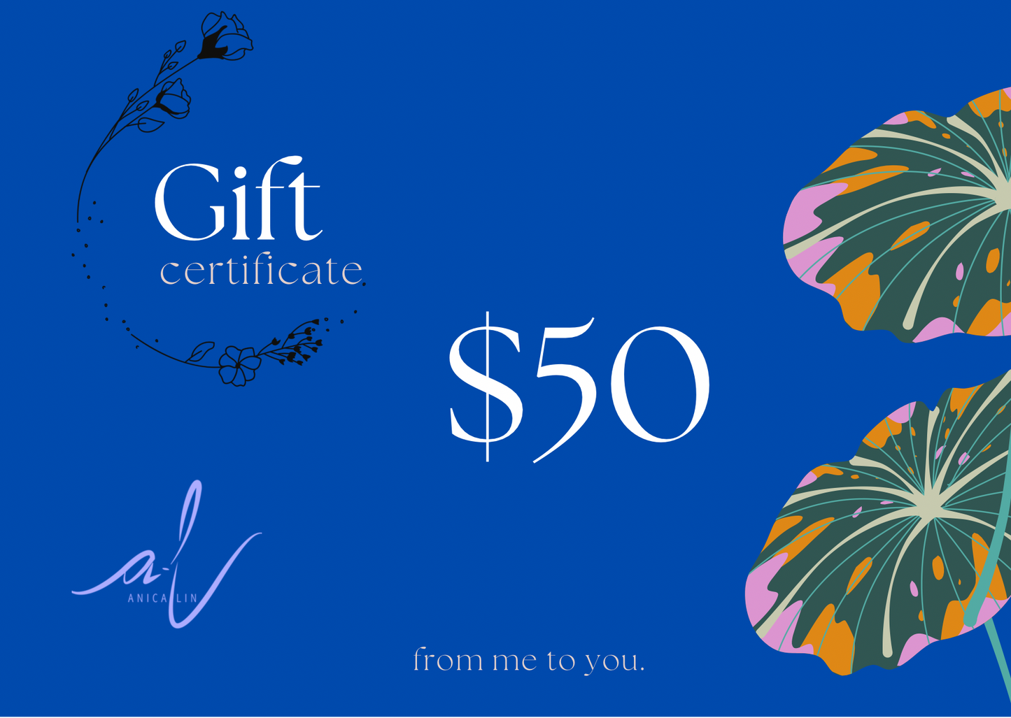 Anica Lin Jewelry Gift Card