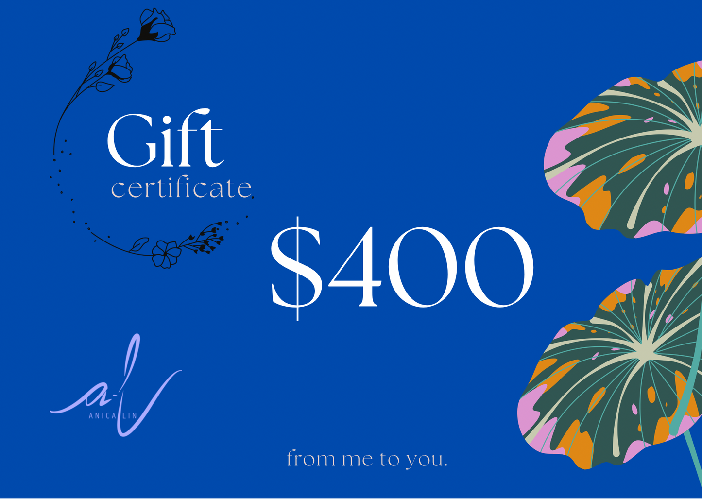 Anica Lin Jewelry Gift Card