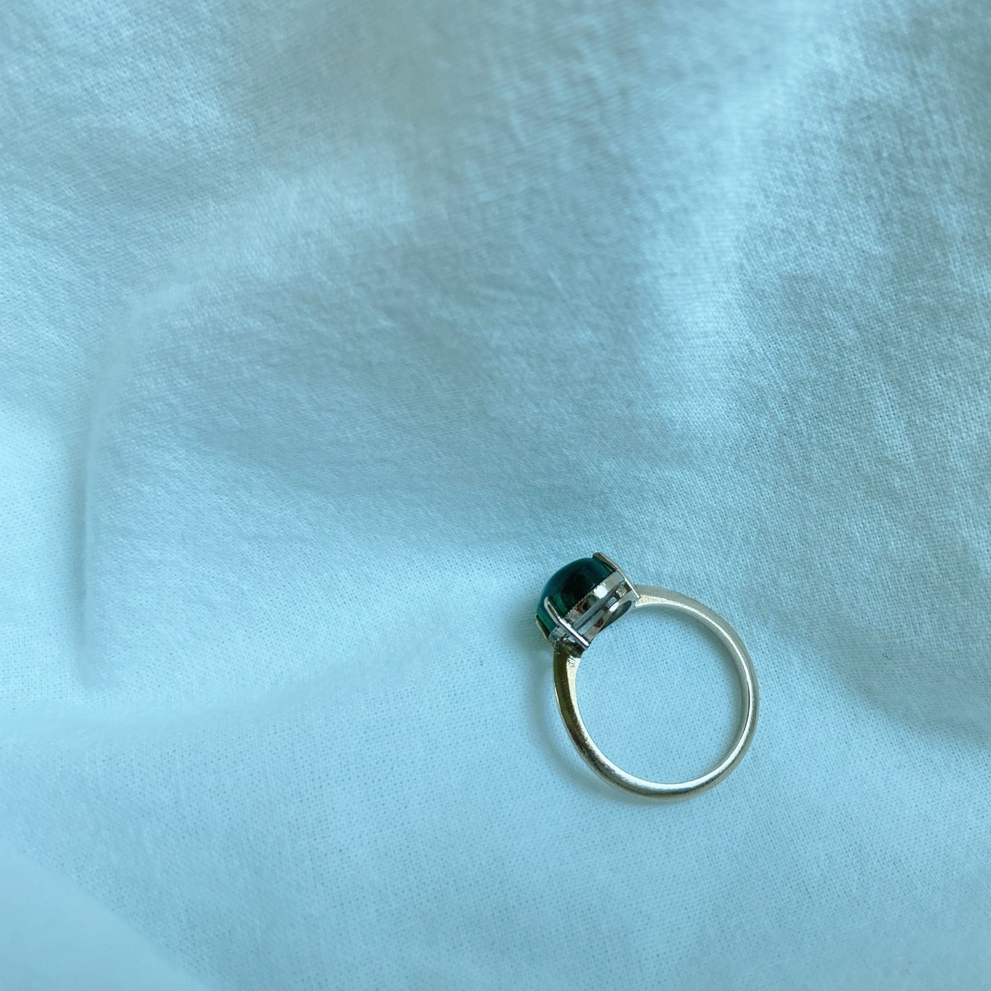 Fern | green tourmaline, 14k gold ring