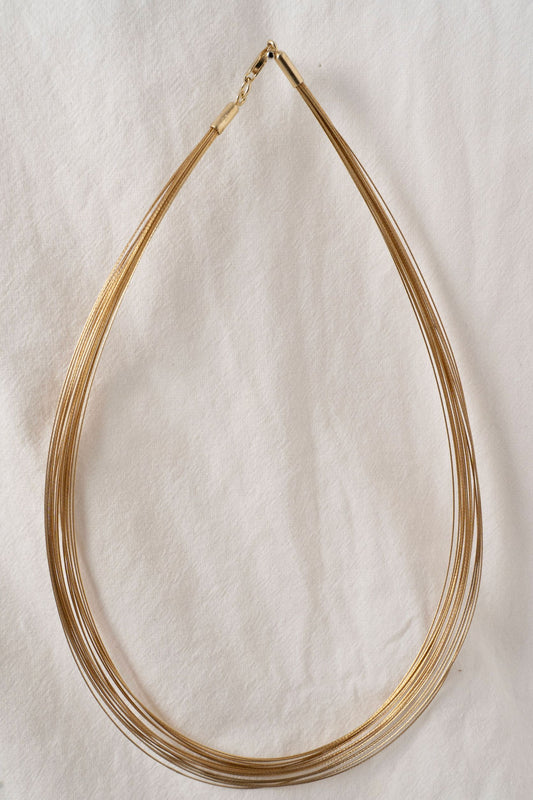 Gold-plated thread chain