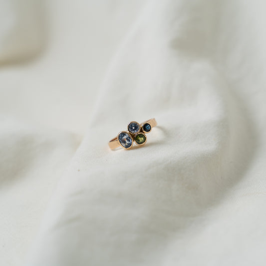 Gold Sapphire ring